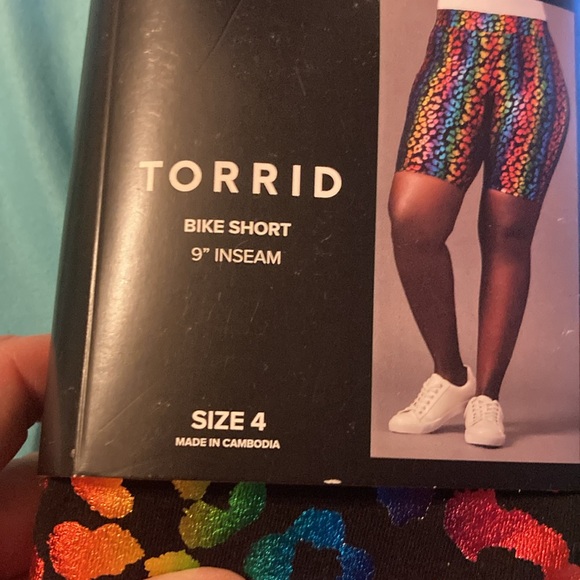 Torrid Multicolor Bike Shorts - Picture 3 of 4